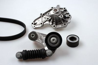 Ūdenssūknis + ķīļrievu siksnas komplekts HEPU PK00541