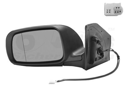 Ārējais atpakaļskata spogulis VAN WEZEL 5307827