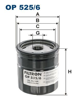 Eļļas filtrs FILTRON OP 525/6