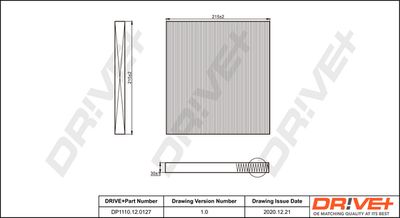 Фильтр, воздух во внутренном пространстве Dr!ve+ DP1110.12.0127