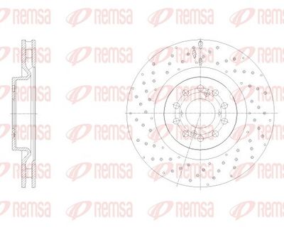 Тормозной диск REMSA 62546.10