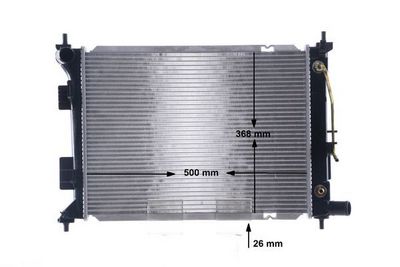 Radiators, Motora dzesēšanas sistēma MAHLE CR 2102 000S