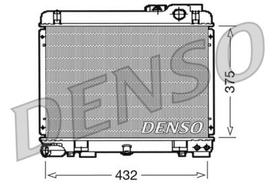 Radiators, Motora dzesēšanas sistēma DENSO DRM05035