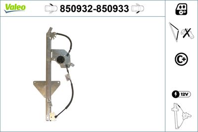 Стеклоподъемник VALEO 850932