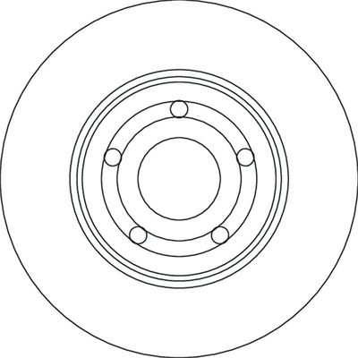 Тормозной диск TRW DF6708