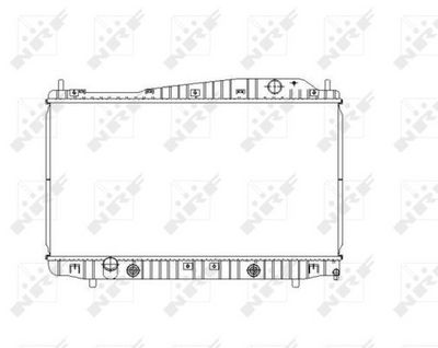 Radiators, Motora dzesēšanas sistēma NRF 53482