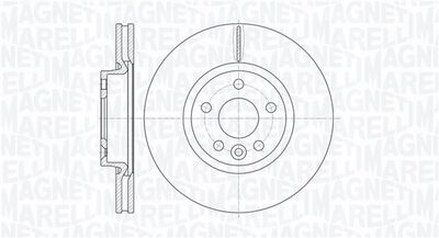 Тормозной диск MAGNETI MARELLI 361302040118