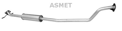 Средний глушитель выхлопных газов ASMET 05.197