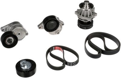 Ūdenssūknis + ķīļrievu siksnas komplekts GATES KP26PK1540