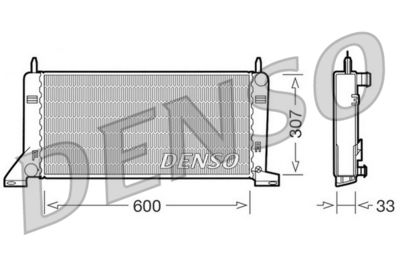 Radiators, Motora dzesēšanas sistēma DENSO DRM10021