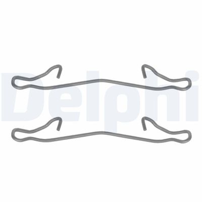 Комплектующие, колодки дискового тормоза DELPHI LX0088