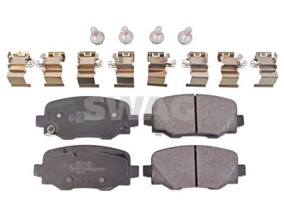 Bremžu uzliku kompl., Disku bremzes SWAG 33 10 0190
