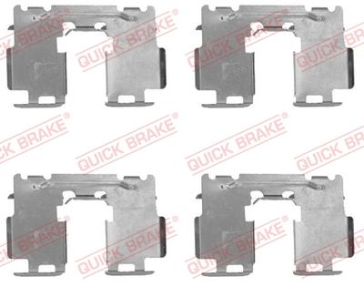 Piederumu komplekts, Disku bremžu uzlikas QUICK BRAKE 109-1760