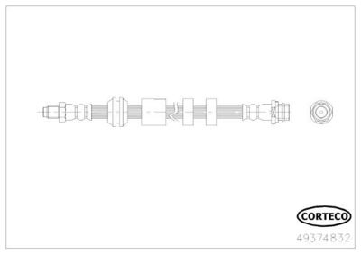 Bremžu šļūtene CORTECO 49374832