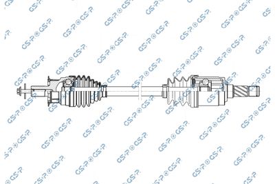 Piedziņas vārpsta GSP 218364