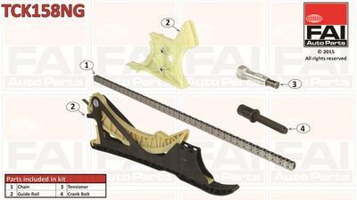 Комплект цели привода распредвала FAI AutoParts TCK158NG