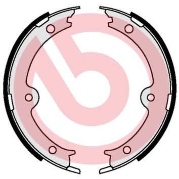 Bremžu loku kompl., Stāvbremze BREMBO S 83 564