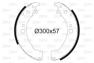 Комплект тормозных колодок VALEO 562106
