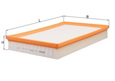 Воздушный фильтр MAHLE LX 1500