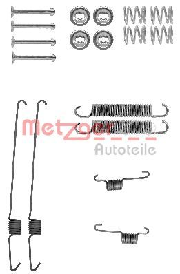 Piederumu komplekts, Bremžu loki METZGER 105-0001