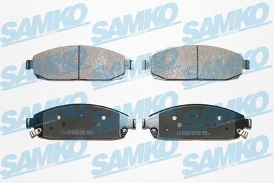 Комплект тормозных колодок, дисковый тормоз SAMKO 5SP1403