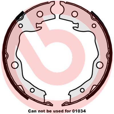 Bremžu loku kompl., Stāvbremze BREMBO S 56 545