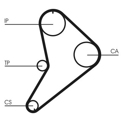 Зубчатый ремень CONTINENTAL CTAM CT663