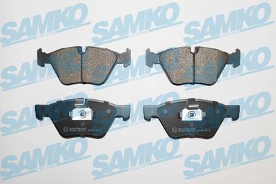 Комплект тормозных колодок, дисковый тормоз SAMKO 5SP1512