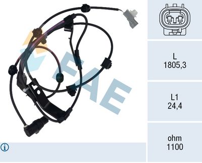 Devējs, Riteņu griešanās ātrums FAE 78734