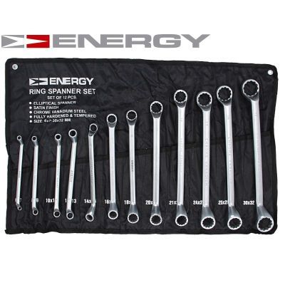 ENERGY NE01001SK12 Abpusējo uzmaucamo atslēgu komplekts