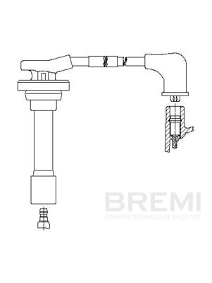 Augstsprieguma vads BREMI 781E34