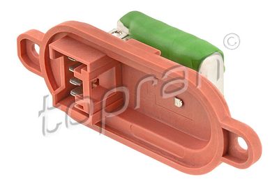 Сопротивление, вентилятор салона TOPRAN 600 381