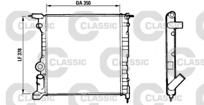 Radiators, Motora dzesēšanas sistēma VALEO 316656