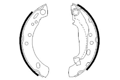 Комплект тормозных колодок BOSCH 0 986 487 391