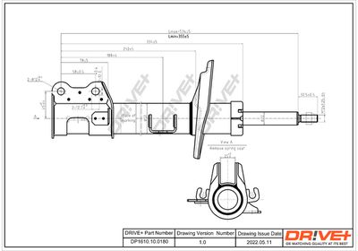 Амортизатор Dr!ve+ DP1610.10.0180