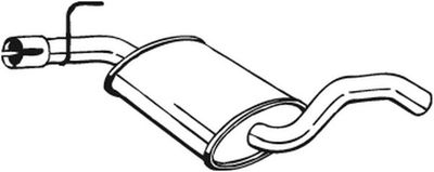 Vidējais izpl. gāzu trokšņa slāpētājs BOSAL 233-693