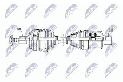 Приводной вал NTY NPW-ME-060