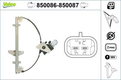 Стеклоподъемник VALEO 850086