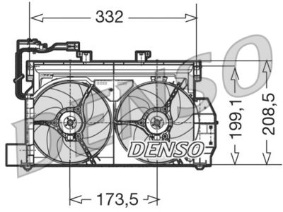 Ventilators, Motora dzesēšanas sistēma DENSO DER07001