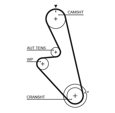 Зубчатый ремень GATES 5449
