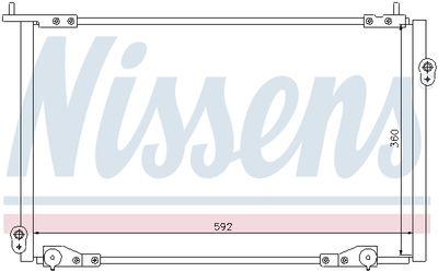 Конденсатор, кондиционер NISSENS 94736