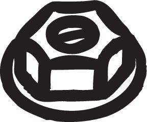 Гайка, выпускной коллектор BOSAL 258-047