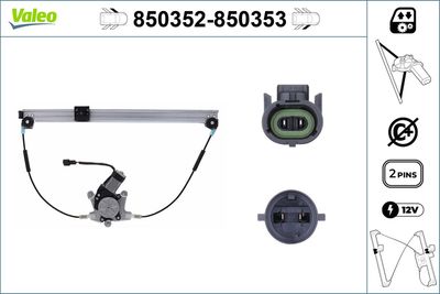 Стеклоподъемник VALEO 850352