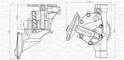 Eļļas sūknis MAGNETI MARELLI 351516000101