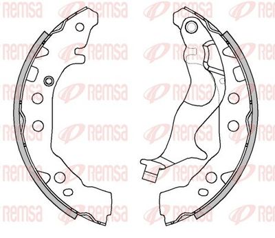 Тормозные колодки REMSA 4452.00