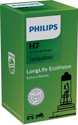 Лампа накаливания, фара дальнего света PHILIPS 12972LLECOC1