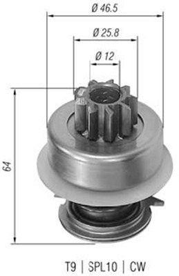 Zobrats, Starteris MAGNETI MARELLI 940113020078
