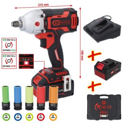 Triecienskrūvgriezis (Akumulatora) KS TOOLS 515.6100