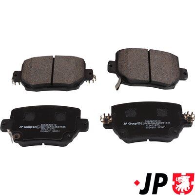 Bremžu uzliku kompl., Disku bremzes JP GROUP 6563610310