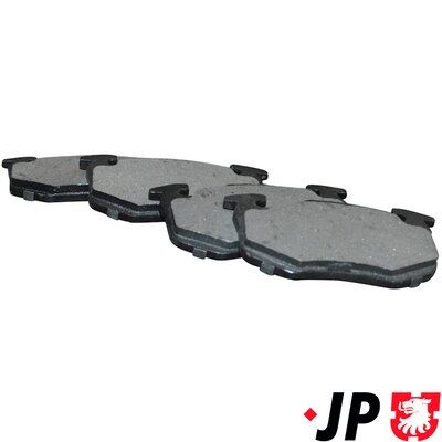 Комплект тормозных колодок, дисковый тормоз JP GROUP 4163701110